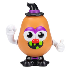 Mr. Potato Head Spooky SPUDS Tots packaging and accessories showcase the kit contents.