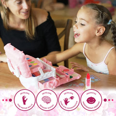 Mrabbitoo makeup collection arranged for pretend beauty sessions and role play.