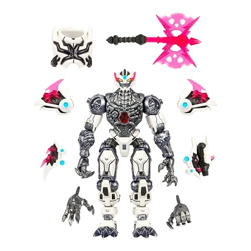 MRBEAST Lab Platinum packaging protects and showcases tiger figure on shelf.