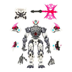 MRBEAST Lab Platinum packaging protects and showcases tiger figure on shelf.