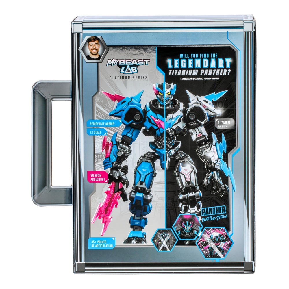 MRBEAST LAB Panther stands 6.5 inches tall for bold shelf presence.