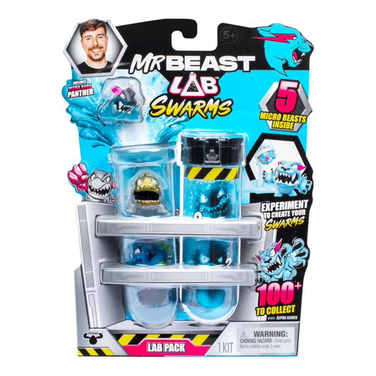 MRBEAST LAB Swarms pack test-tube activation reveals emergent characters for discovery.