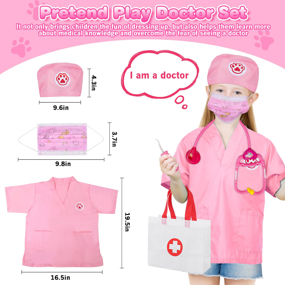 MR.TN pet vet thermometer and tweezers for gentle pretend care