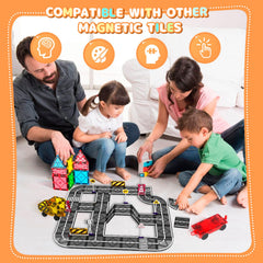 Mruikeny magnetic tiles plane design aids spatial awareness and geometry exploration.