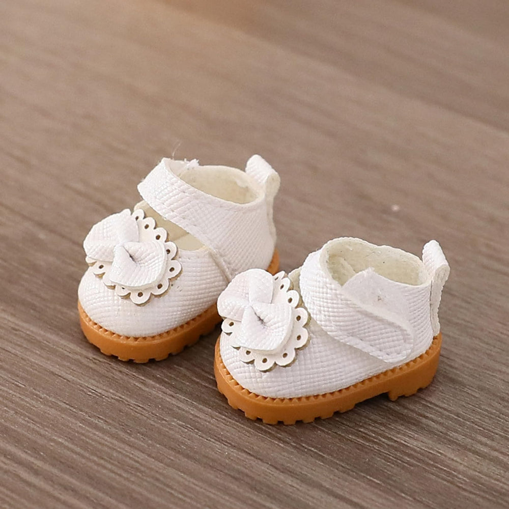 Mrwtesio Lububu 17cm doll shoes close-up, showcasing soft materials and easy cleaning.