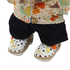 Mrwtesio 17cm Lububu shoes in khaki boost outfits with durable stitching.