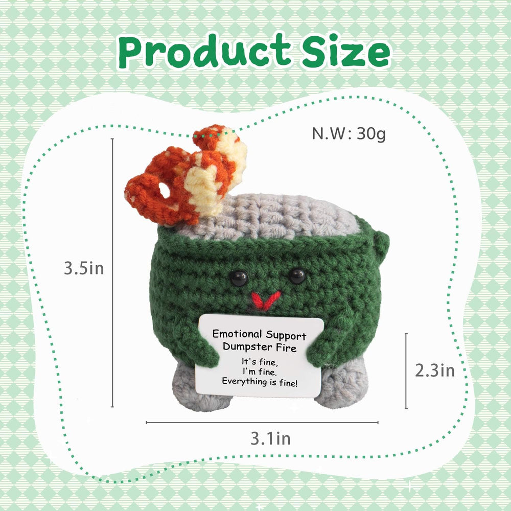 MS ZHENQIAO handmade crochet doll closeup shows soft yarn and stitching