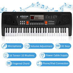 M SANMERSEN piano for kids LED display aids easy learning and navigation