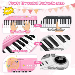 M SANMERSEN toy piano offers demos, tones, and rhythms for creative exploration.