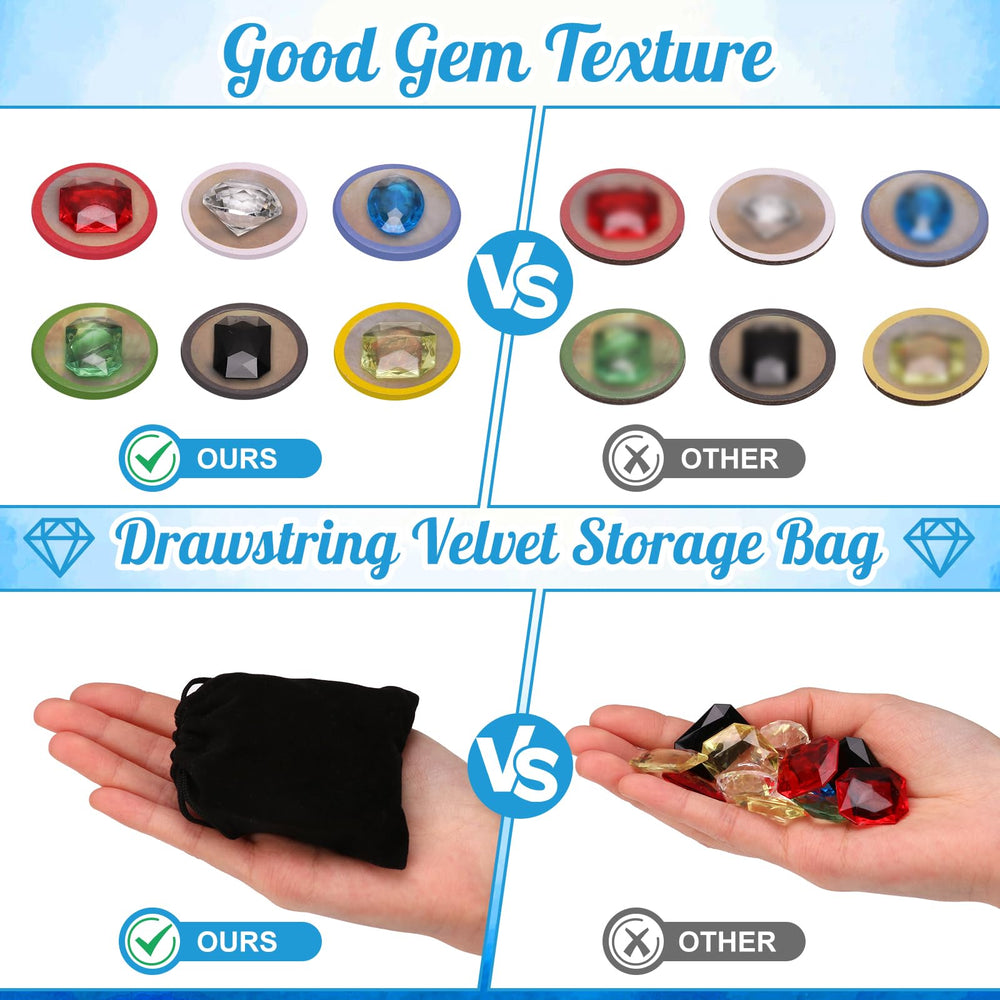 MSHUNKEJI black drawstring bag stores gems securely after play