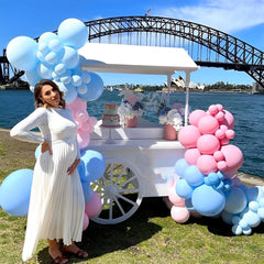 Msiveavz gender reveal balloons collection for memorable wedding or baby shower moments.