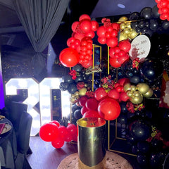 Msiveavz gold balloons 12 inch bring glam accents to festive arches.