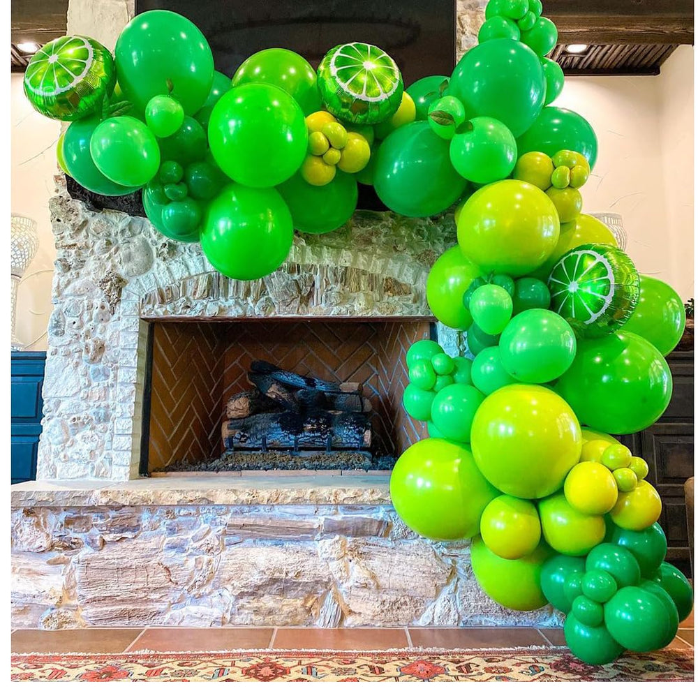 Msiveavz green ribbon included for easy balloon garlands.