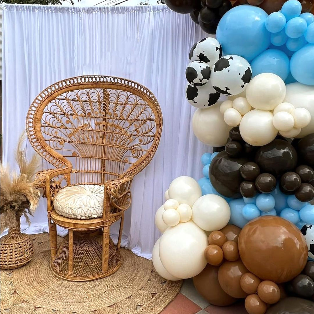 Msiveavz retro cocoa balloons with vintage charm