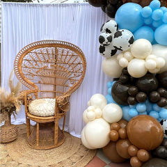 Msiveavz retro cocoa balloons with vintage charm