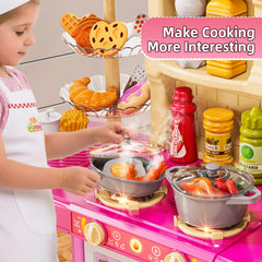 MSKOLER stove with light and sound enhances pretend cooking