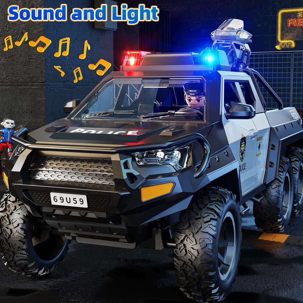 MSKOLER police car toy friction-powered tires for smooth rolling