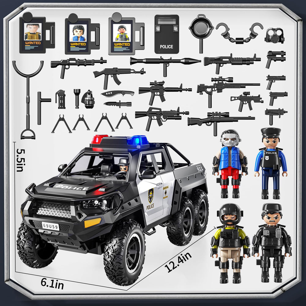 MSKOLER police car toy light and sound enhances engagement