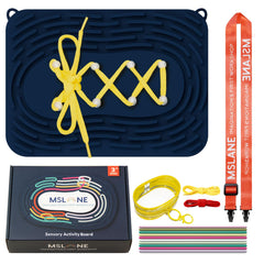 MSLANE Sensory Activity Board baseboard for tactile play and on-the-go focus