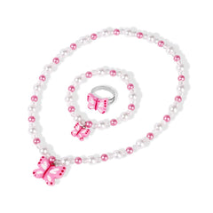Msnailfly butterfly bracelet set on a child's wrist for dress-up fun