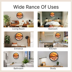 Mtadmai living room decor offers a soothing focal point.