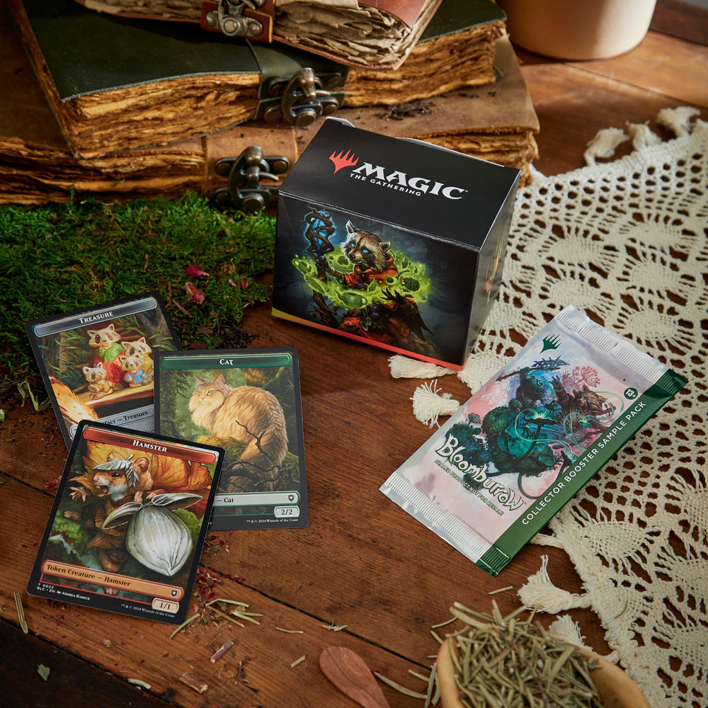 Magic the Gathering Bloomburrow reference card image offers streamlined gameplay reminders.