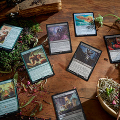 Magic: The Gathering Bloomburrow strategy insert with build ideas and tips.