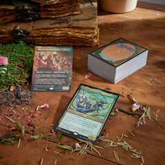 Magic: The Gathering Bloomburrow tokens, double-sided for quick battlefield setup.