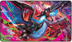 MTG Decks and More Mega Charizard Playmat with Charizard art for smooth, protective gameplay