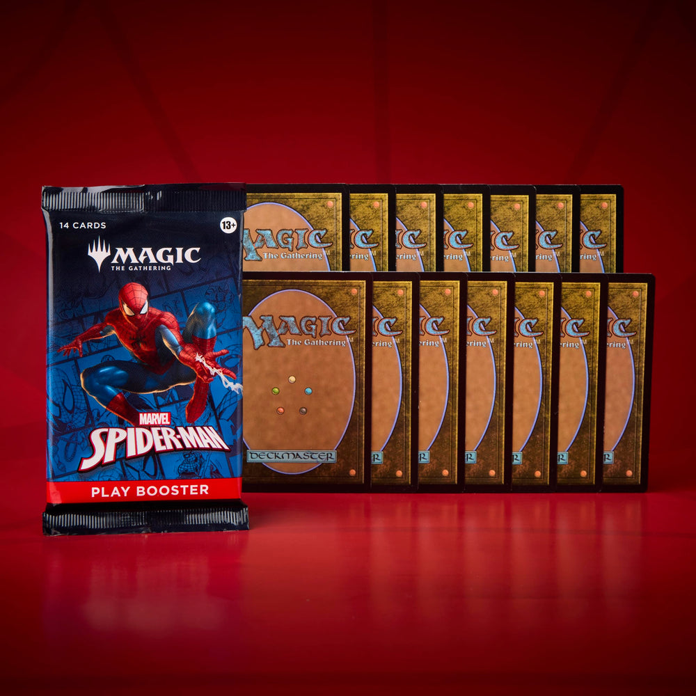 Magic: The Gathering Spider-Man card art highlighting dynamic hero illustrations.