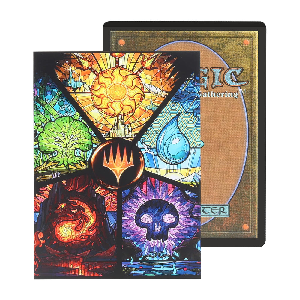 MTGPRO card sleeves 100ct matte back protect cards with full opacity during play