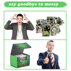 MTGPRO deck box with U-shaped opening for quick card access