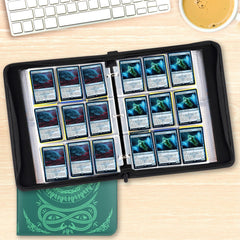 MTGPRO durable handle strap makes carrying your collection easy.