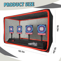 MTISGREAT target net assembly showing quick rebound after impact.