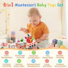 MTTIERY sensory pull-string toy features a suction cup for hands-on play on tables.