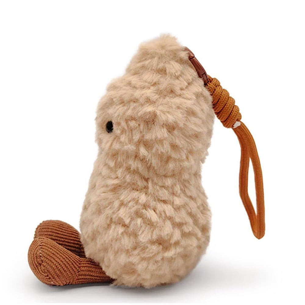 MUALML smiling peanut plush, cheerful companion for kids and collectors.