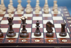 Internal compartments keep each piece neatly organized when not in use.