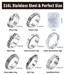 MUCAL fidget ring chain is easy to wear and can help with focus.