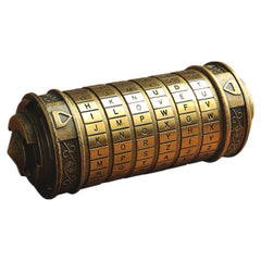 Muchengift Da Vinci Code Mini Cryptex outer box showing premium packaging for gifting.