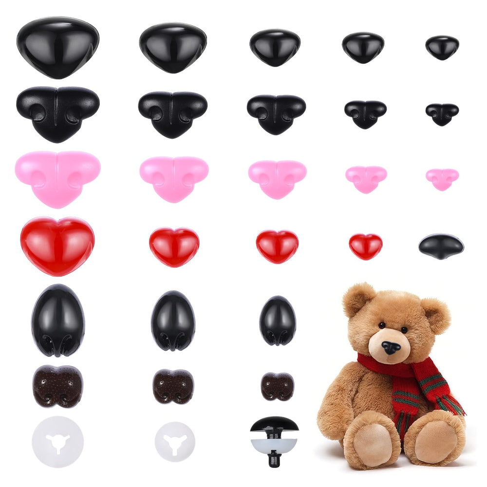 MUCUNNIA triangle nose for amigurumi with secure attachment