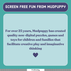 Mudpuppy Arctic Life Puzzle storage box image shows organized pieces after play.