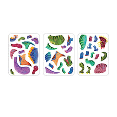 Mudpuppy Dino Mix-Up storage tin keeps play neat and portable for trips