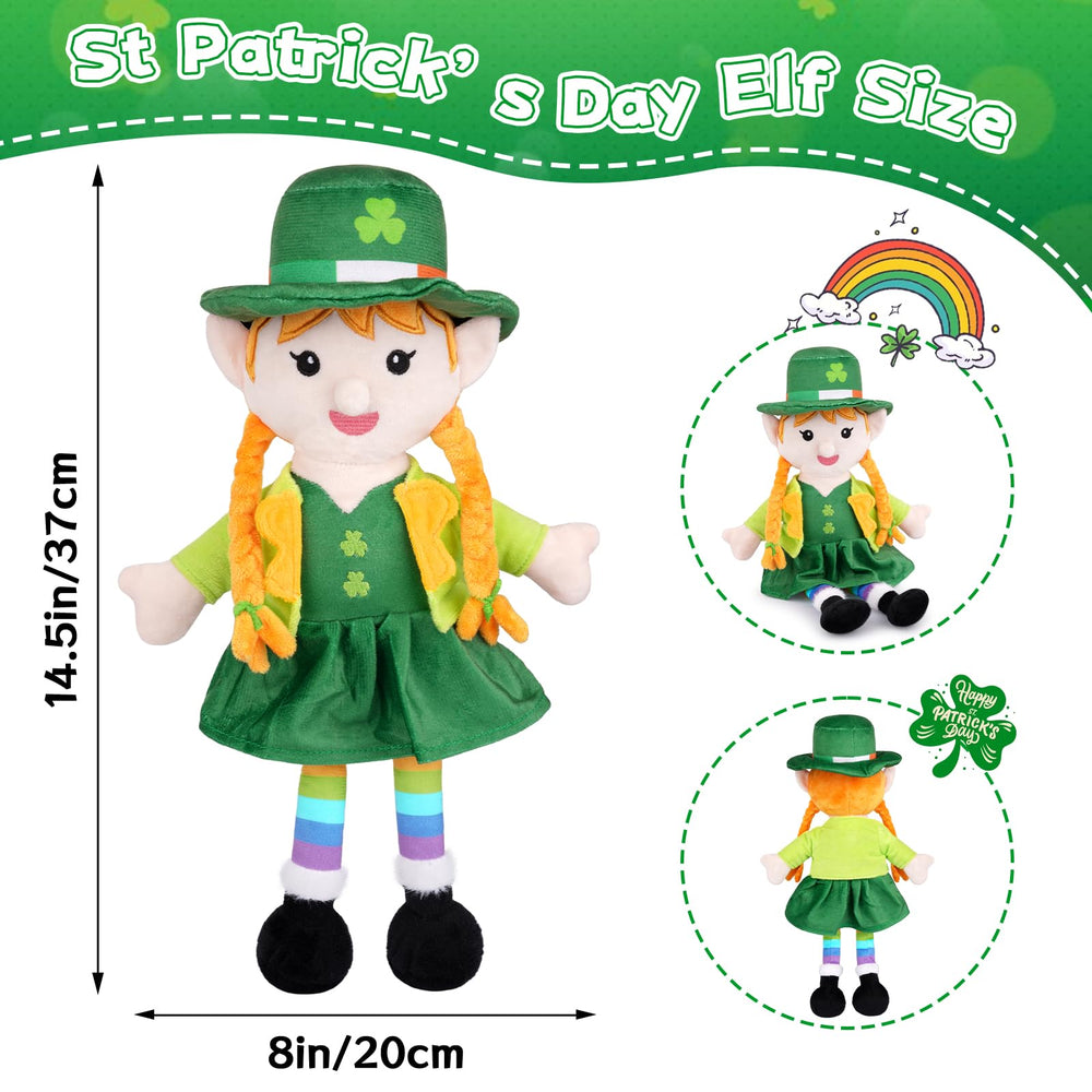 MUFEIRUO St Patrick's Day decor plush for homes and classrooms