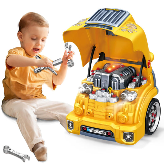 MUGEYMYD large truck engine toy for hands-on learning