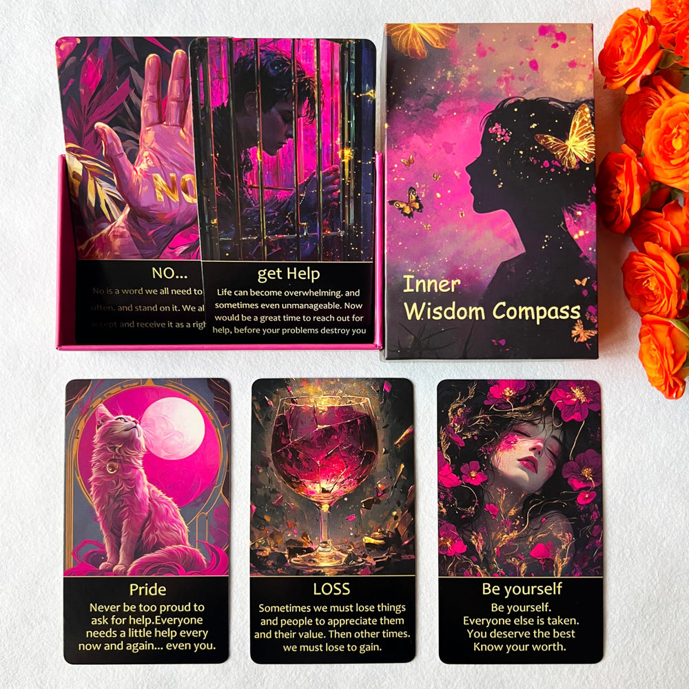 MUILKVY Oracle Cards for Beginners energy-healing focus cards for introspection and mindful practice.