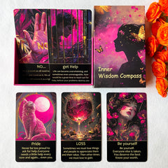 MUILKVY Oracle Cards for Beginners energy-healing focus cards for introspection and mindful practice.