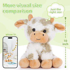 Muiteiur cow plush bedtime snuggle companion for children