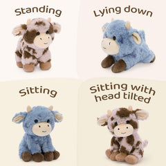 Muiteiur cow plush ears and horns add charm to play spaces.