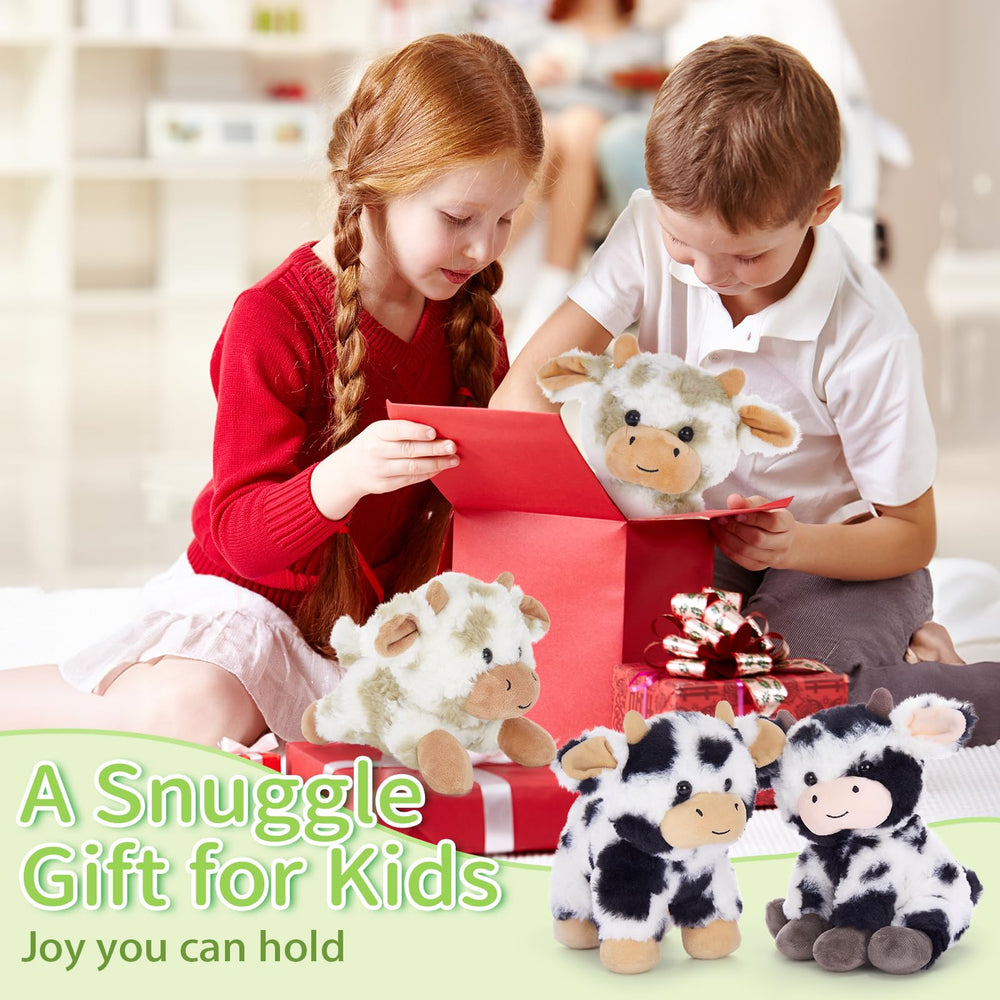 Muiteiur cow plush farm decor for kids room