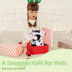 Muiteiur cow plush decor for a kid's room
